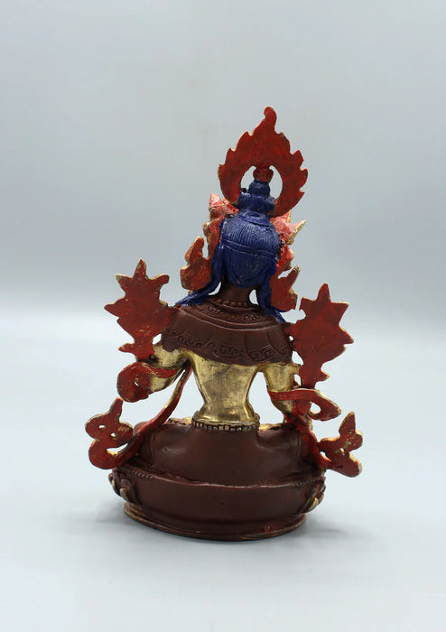 6-Inch Gold Plated White Tara Statue - Unique Artistry - 2