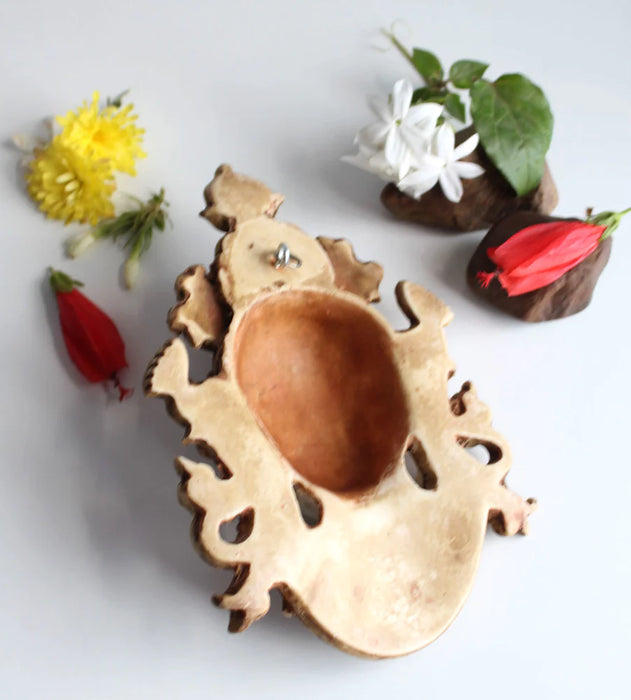 Resin Tara Mask Wall Art - Beautiful Tibetan Bodhisattva Hanging Decor - 1
