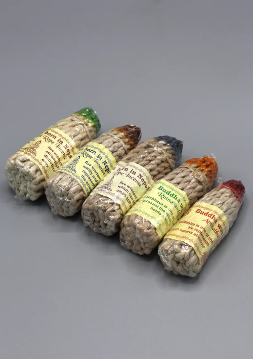 Amoghasiddhi Buddha Nepalese Rope Incense - Aromatic Dhup for Temples and Meditation - 1