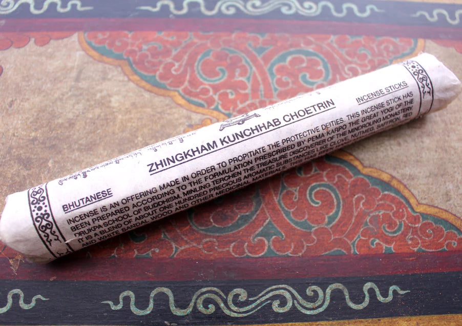 Bhutanese Incense Sticks - Zhingkham Kunchhab Chhoetrin - 1