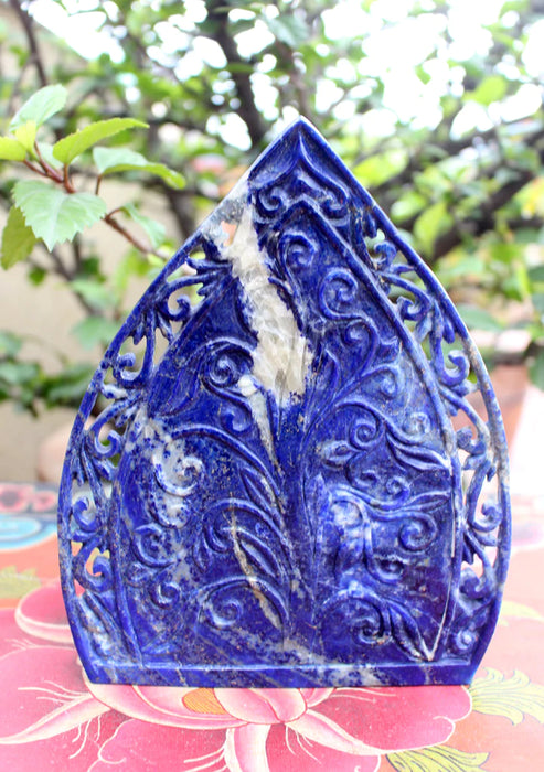 7 Inch Lapis Lazuli Healing Medicine Buddha Statue - 3