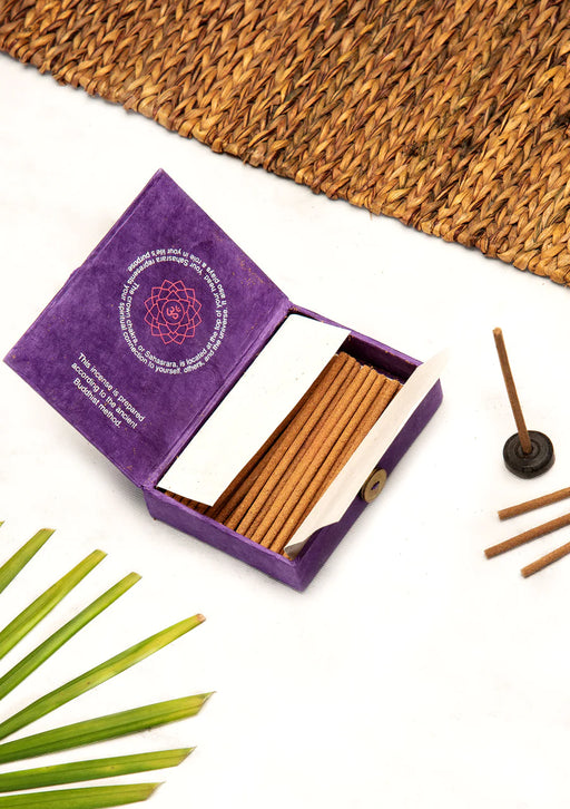 Crown Chakra Frankincense Incense Gift Box - 1