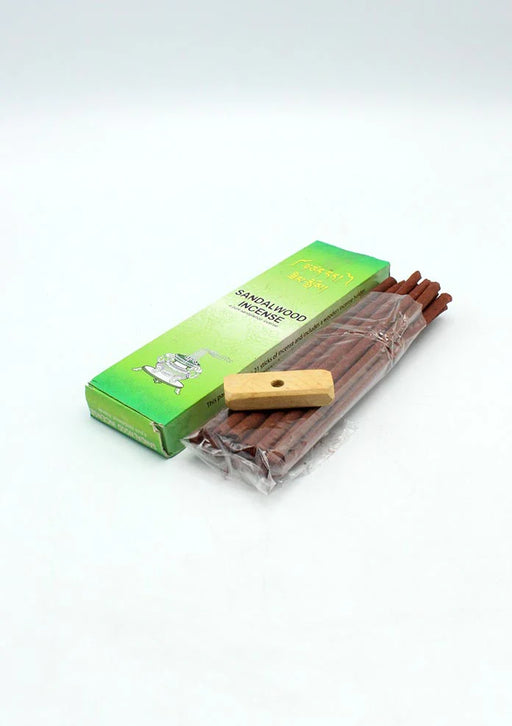 Sandalwood Tibetan Incense Sticks - Purifying Aromatherapy with Healing Properties - 1