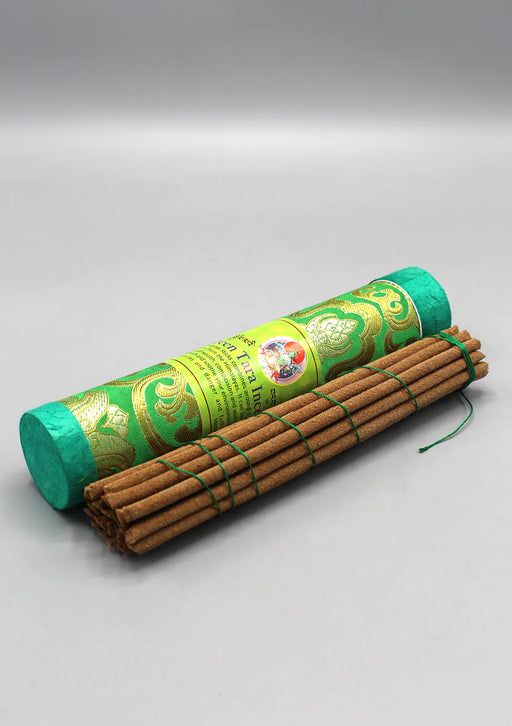 Green Tara Tibetan Tube Incense - Purifying and Harmonizing Aromatherapy - 1