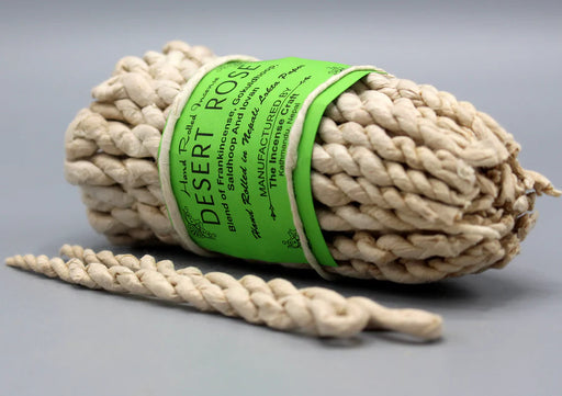 Desert Rose Rope Incense - Hand-Rolled Nepalese Blend for Aromatic Ambiance - 1