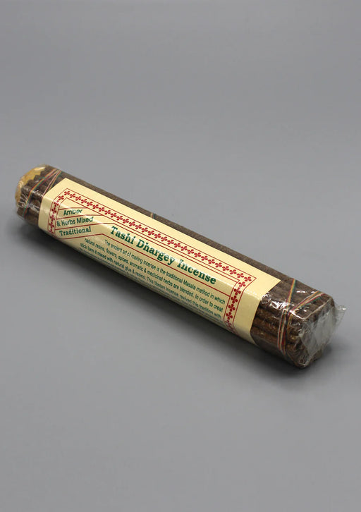 Amber and Herbs Tashi Dhargey Tibetan Incense - Natural and Aromatic - 1