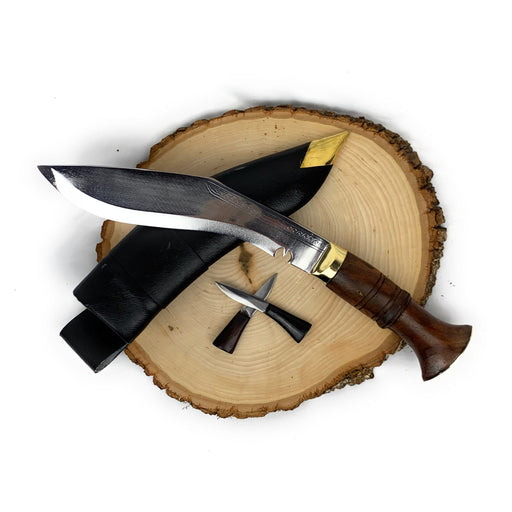 Nepalese Ethnic British Gurkha Service No.1 Kukri, Hand Forged Khukuri, 8" Blade, Khukuri - 1