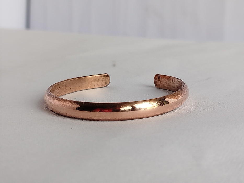 pure copper bracelet side