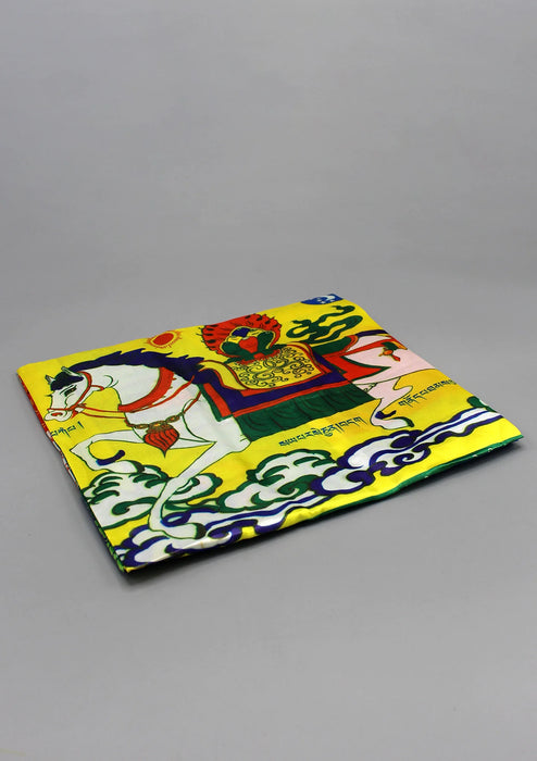 Tibetan Windhorse Silk Banner Prayer Flags