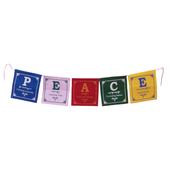 Peace Prayer Flag - 2