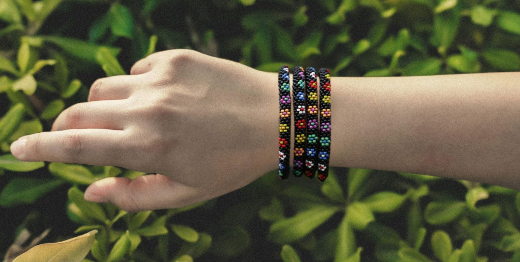 Nepal Glass Bead Bracelet