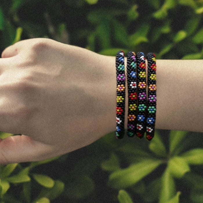 Nepal Glass Bead Bracelet