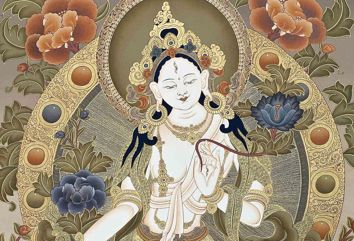 The Radiant Forms of Tara: Green Tara and White Tara