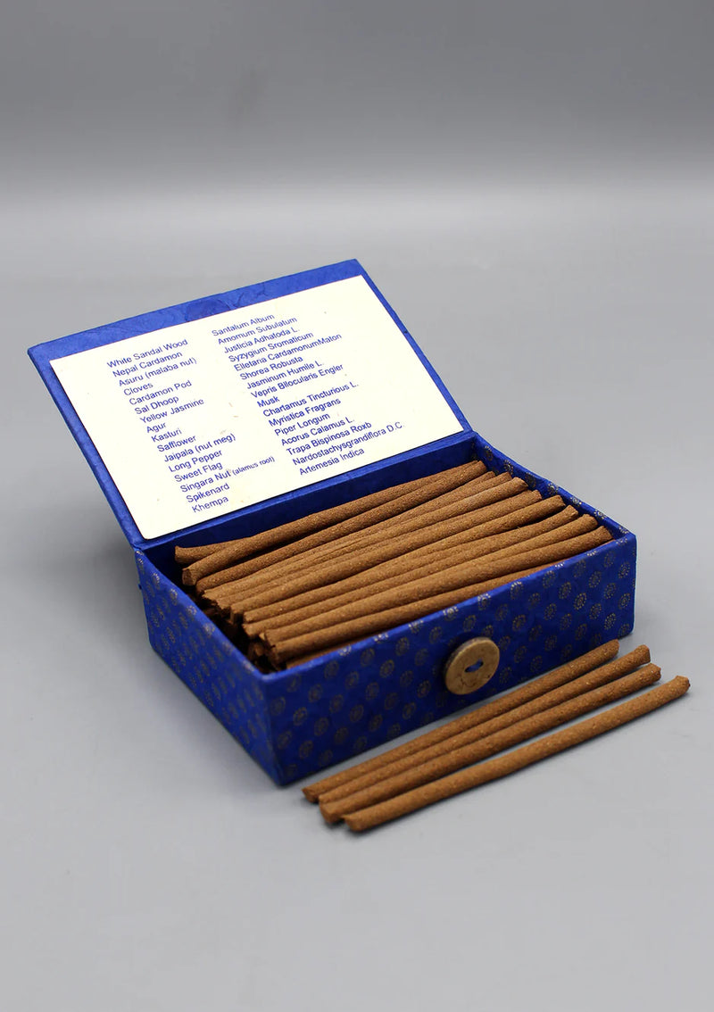 Milarepa Healing Incense - 100% Natural Medicine Buddha White Sandalwood Gift Box - 1