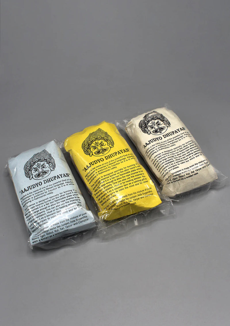Aajudyo Dhupayan Lokta Rope Incense - Nepalese Paper Pack - 2