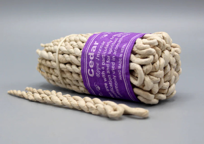 Nepalese Cedar Rope Incense - Aromatic Meditation Aid" - 3