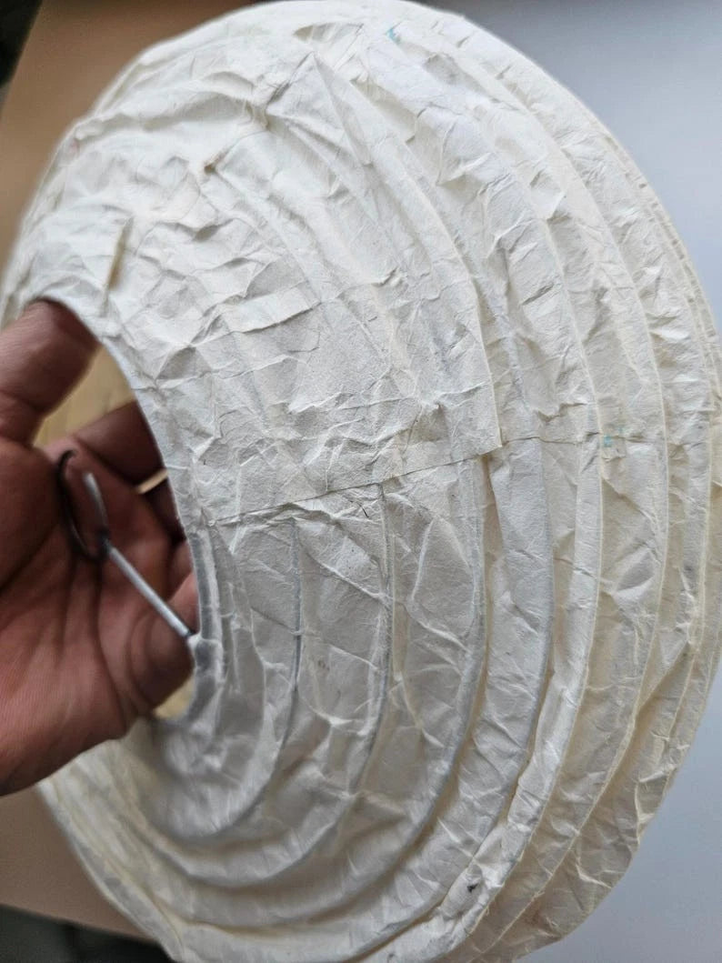 Handmade Lampshade | Lokta Paper Crafts | Lantern Paper Shade | Plain Shades | Nepali Kagaj11 inch