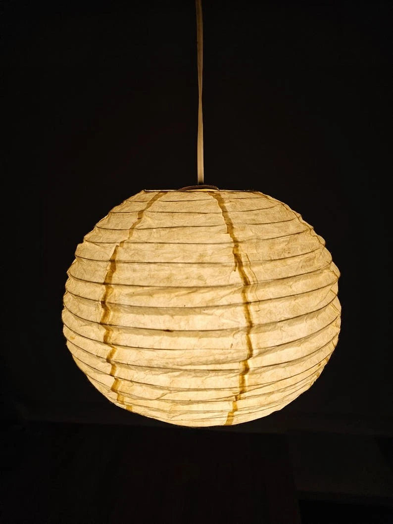 Handmade Lampshade | Lokta Paper Crafts | Lantern Paper Shade | Plain Shades | Nepali Kagaj11 inch