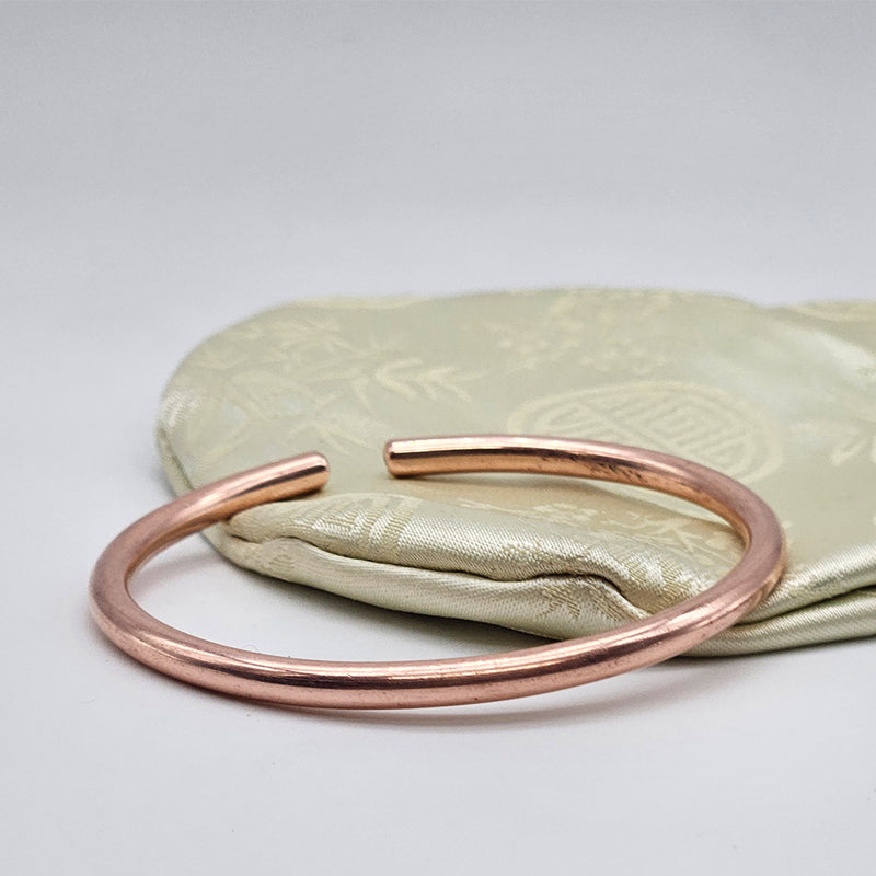 Slim Pure Copper Cuff Bracelet