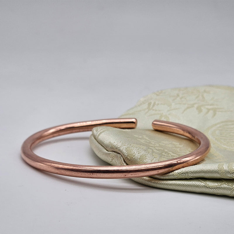 Slim Pure Copper Cuff Bracelet