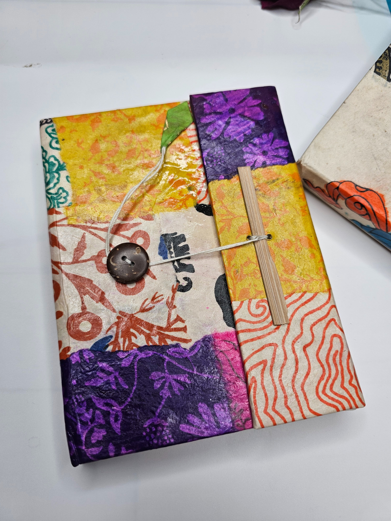 Handmade Multi-Color Lokta Paper Journal