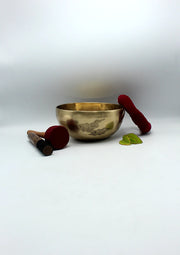 Tibetan Sky Etched Singing Bowl - Melodic & Therapeutic Instrument - 2