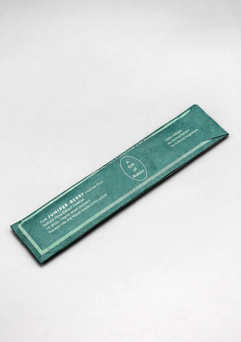 Juniper Berry Flora Incense Sticks - Natural and Uplifting Fragrance - 1