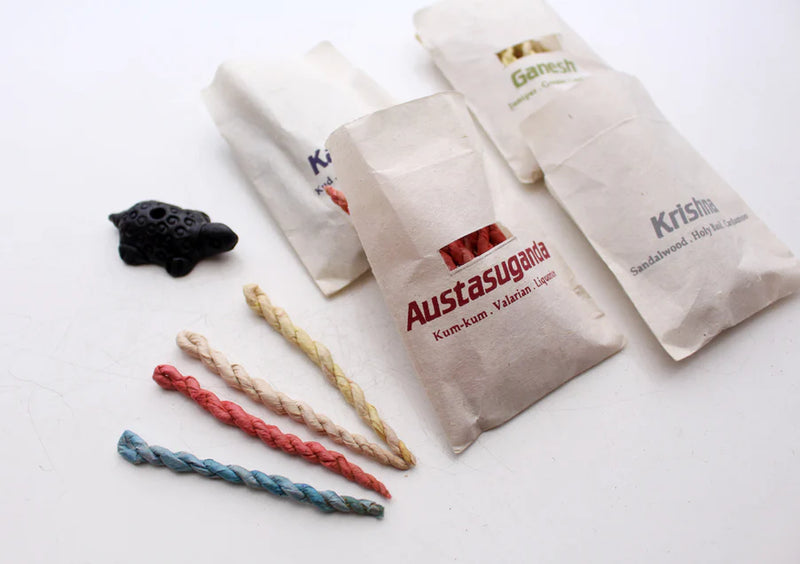 Traditional Nepalese Rope Incense Gift Box - 4-in-1 Christmas Collection - 2
