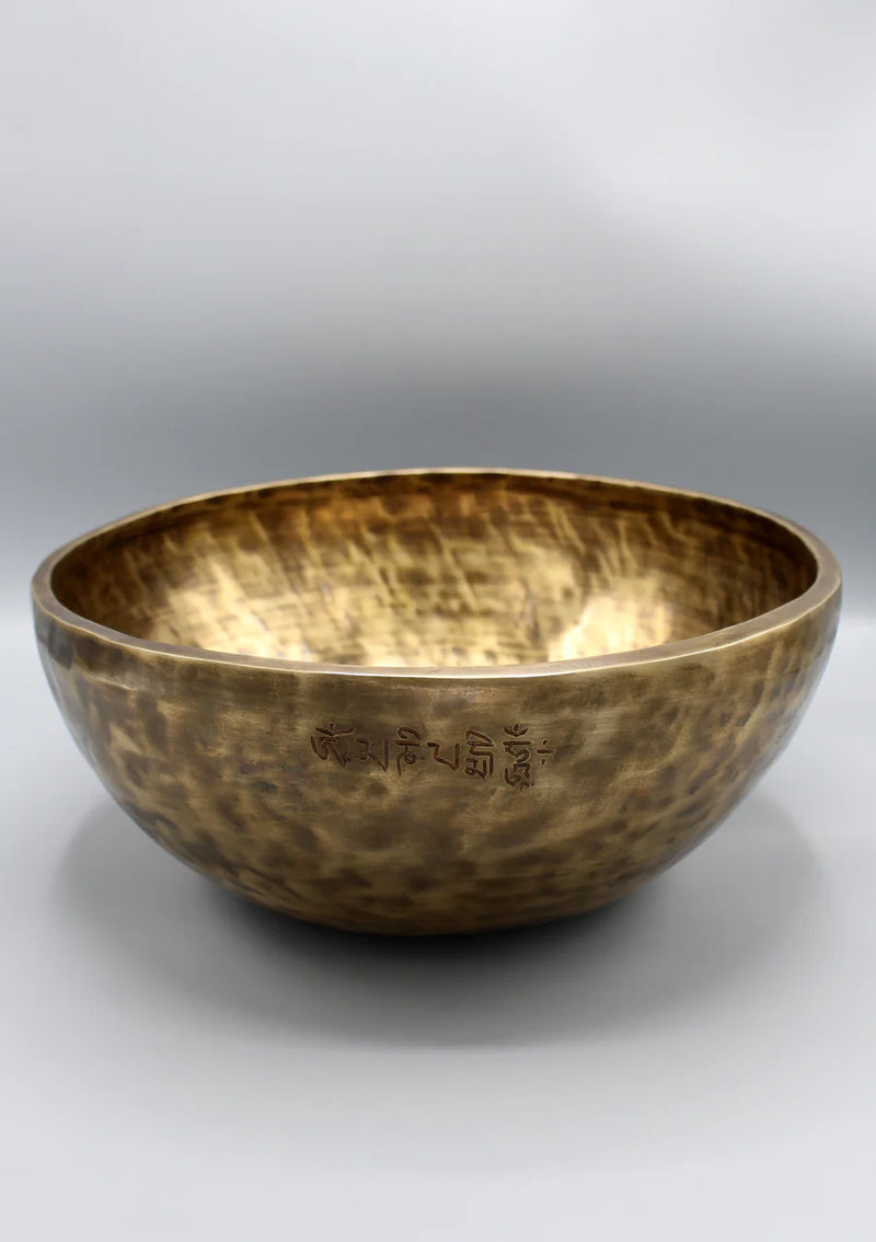 Tibetan Full Moon Healing Singing Bowl - Note G - 4