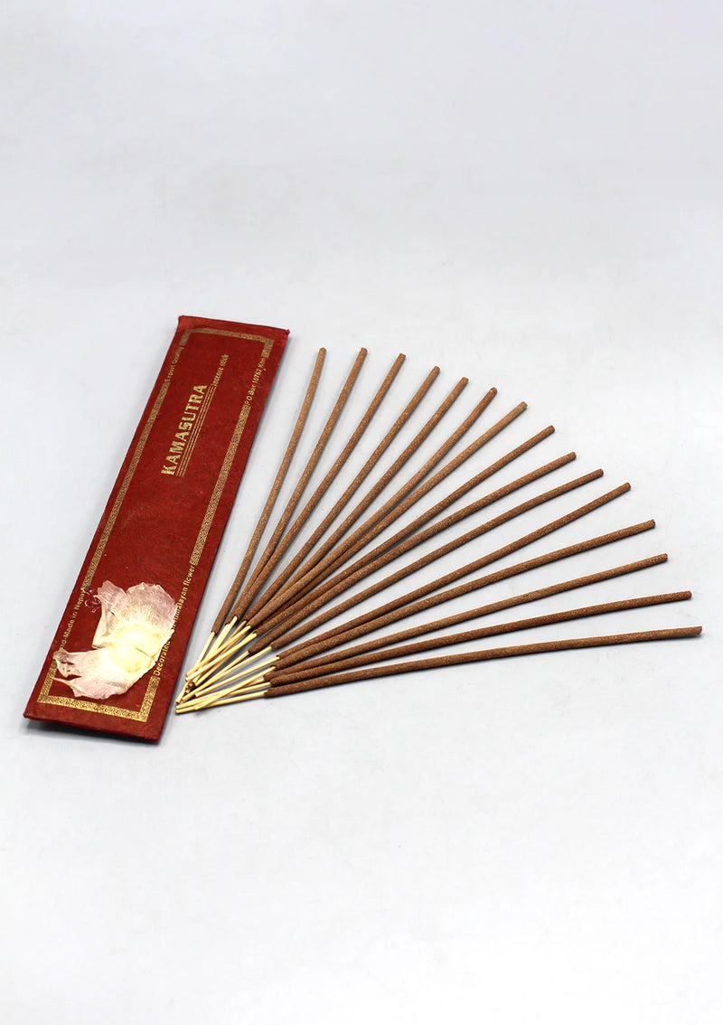 Kamasutra Flora Incense Sticks - 100% Natural Fragrance for Peace, Harmony, and Relaxation - 3