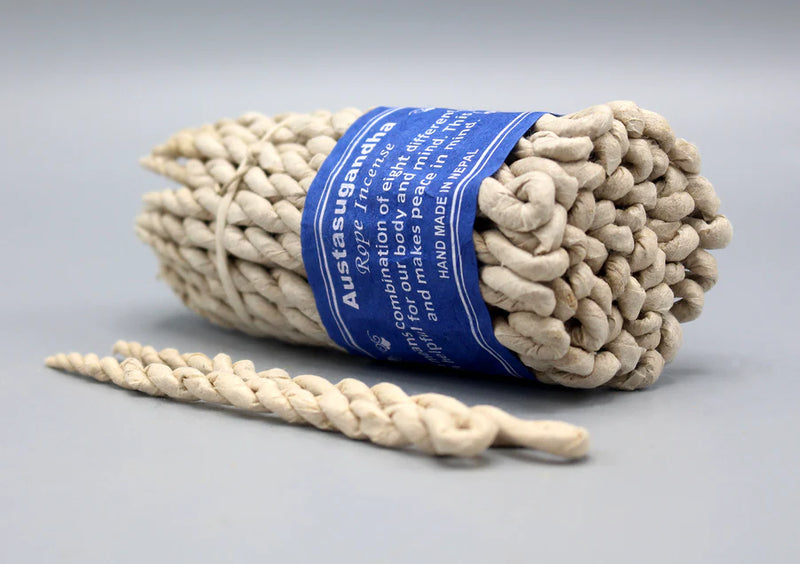 Nepalese Astasugandha Rope Incense - Pure Medicinal Herbs for Aromatic Ambiance - 3