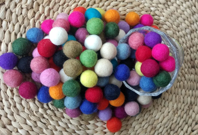 2cm Felt Balls for Everyday DIY Projects