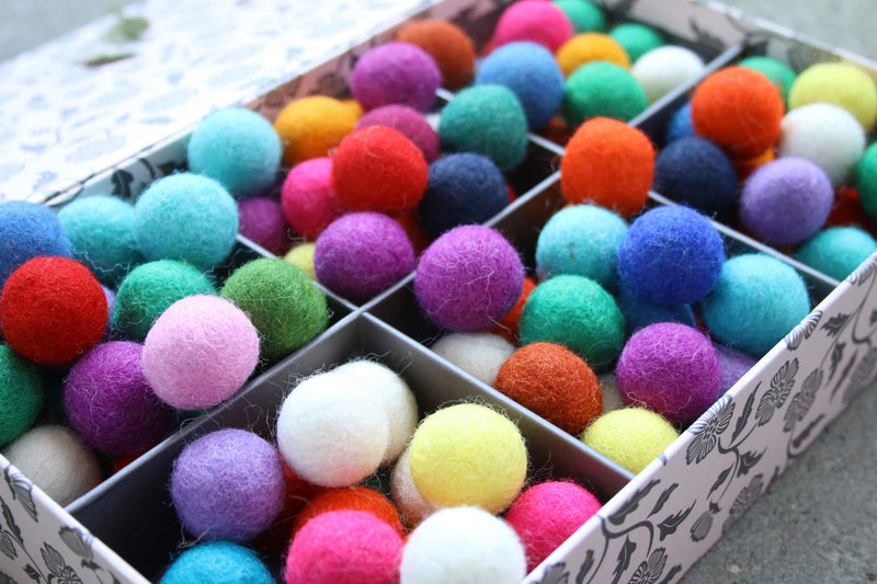 2cm Wool Felt Balls for Garland Making 5