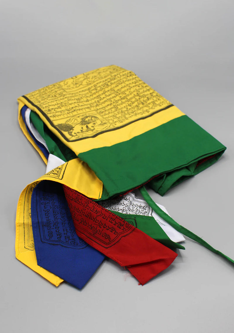 Tibetan Darchor Prayer Flags – Vertical Buddhist Banner