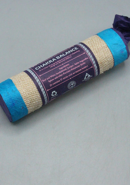 Red and White Sandalwood Tibetan Incense - Chakra Balance - 1