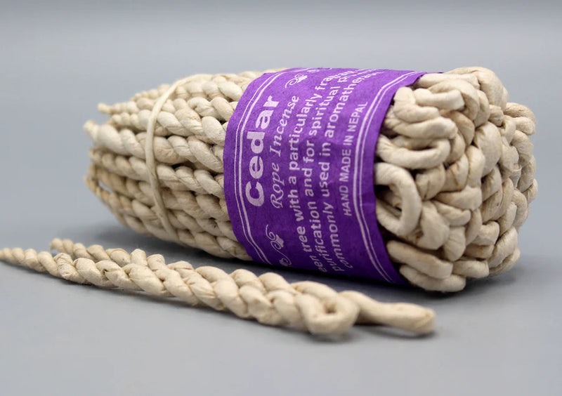 Nepalese Cedar Rope Incense - Aromatic Meditation Aid" - 1