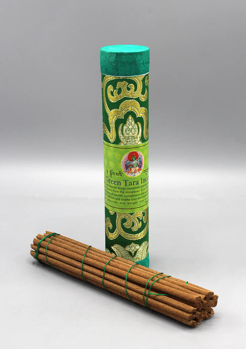 Green Tara Tibetan Tube Incense - Purifying and Harmonizing Aromatherapy