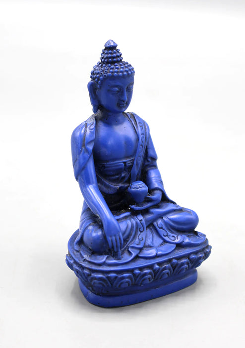 4-Inch Handmade Resin Shakyamuni Buddha Statue