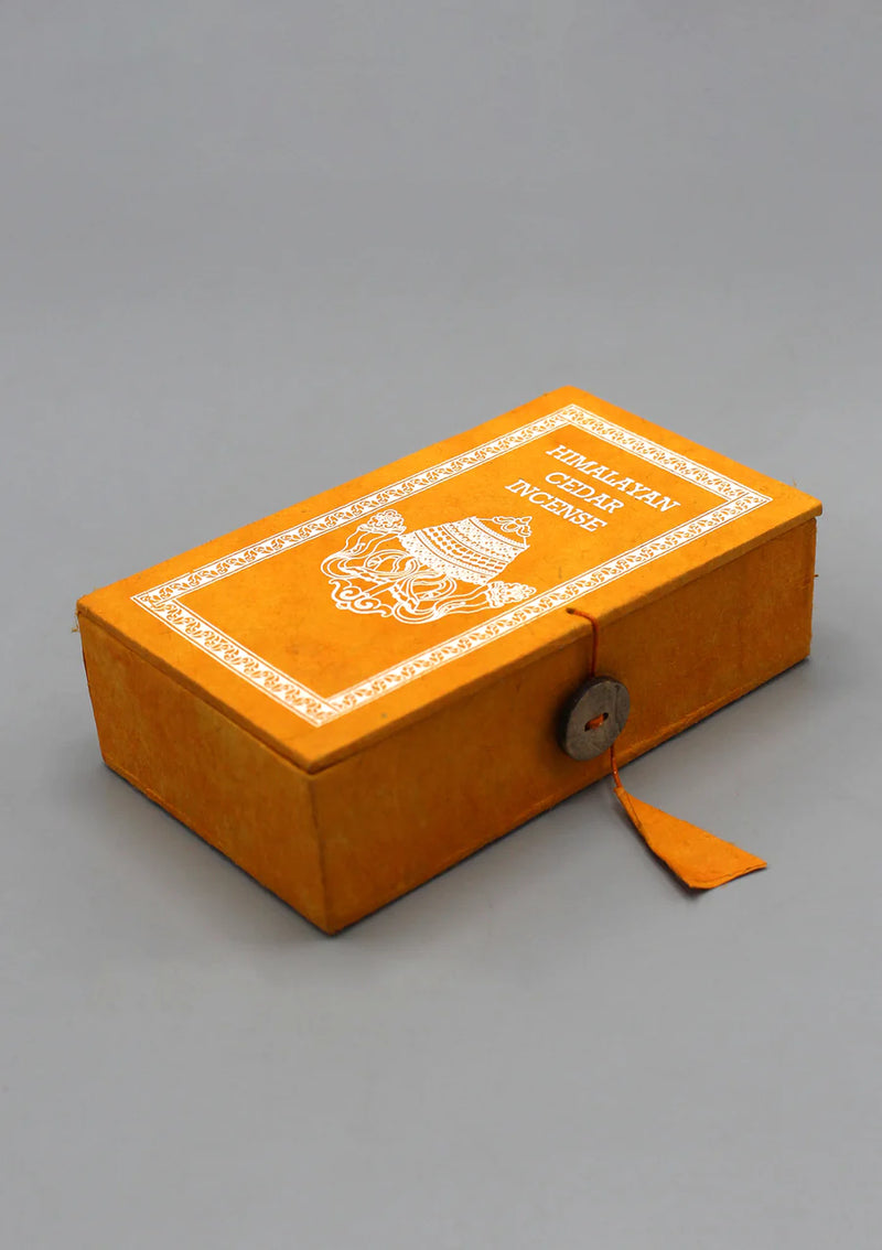 Himalayan Cedar Incense in Lokta Gift Box - Traditional Buddhist Blend - 3