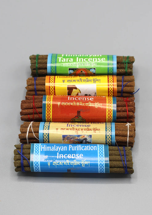 Tashi Delek Tibetan Incense Sticks - Set of Five Gift Pack