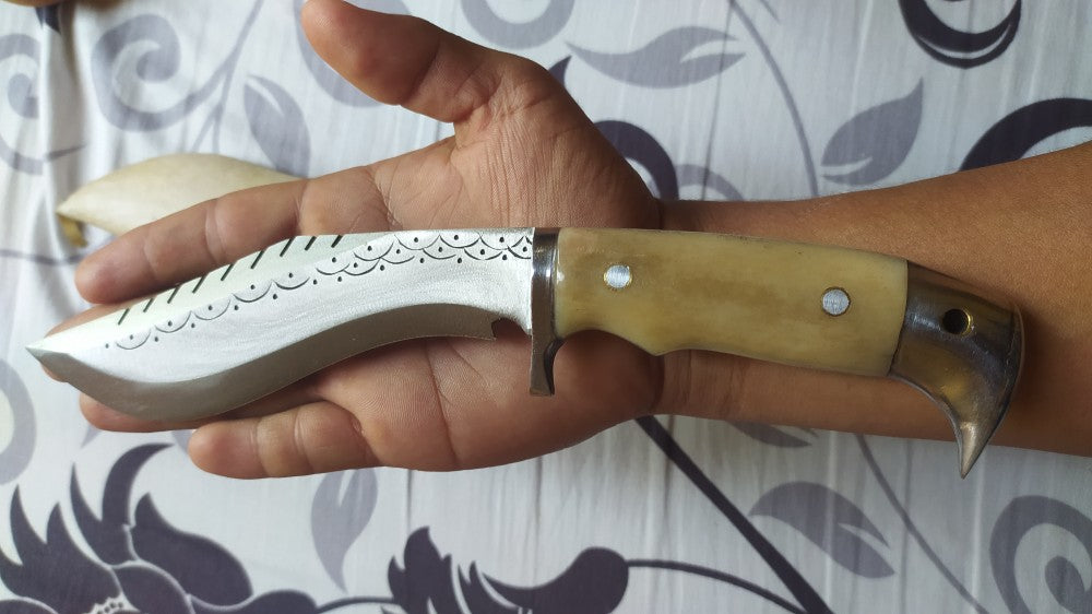 5 Inch American Eagle Full Tang Khukuri Ready To Use Ethnic Nepali Hand Forged