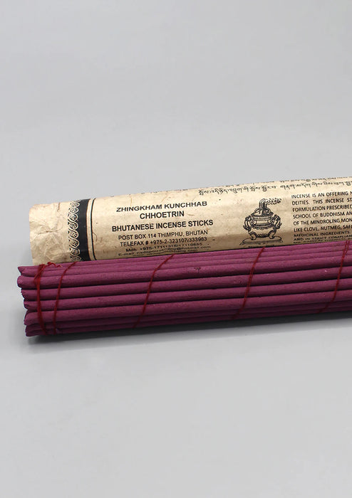 Bhutanese Incense Sticks - Zhingkham Kunchhab Chhoetrin