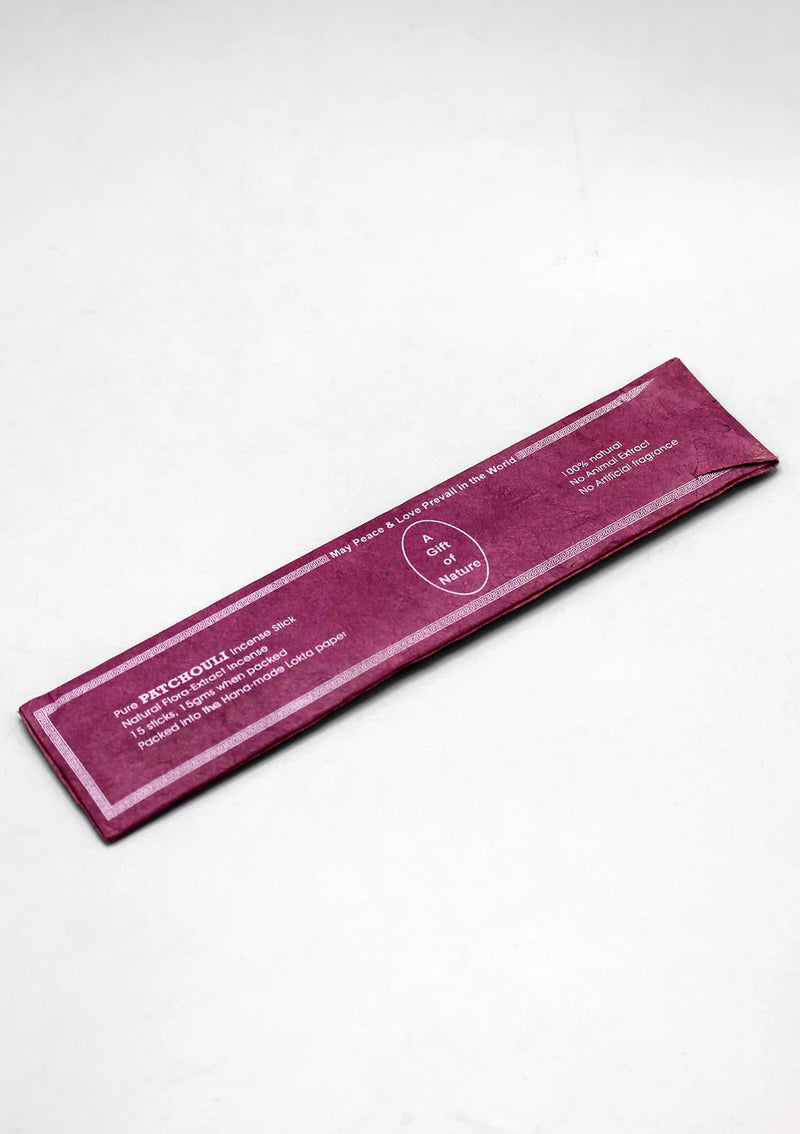 Patchouli Flora Incense Sticks - Natural Himalayan Fragrance for Peace and Harmony - 1