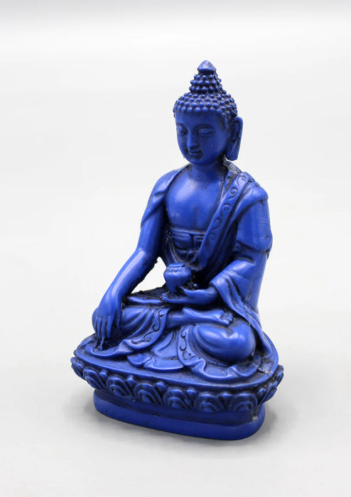 4-Inch Handmade Resin Shakyamuni Buddha Statue