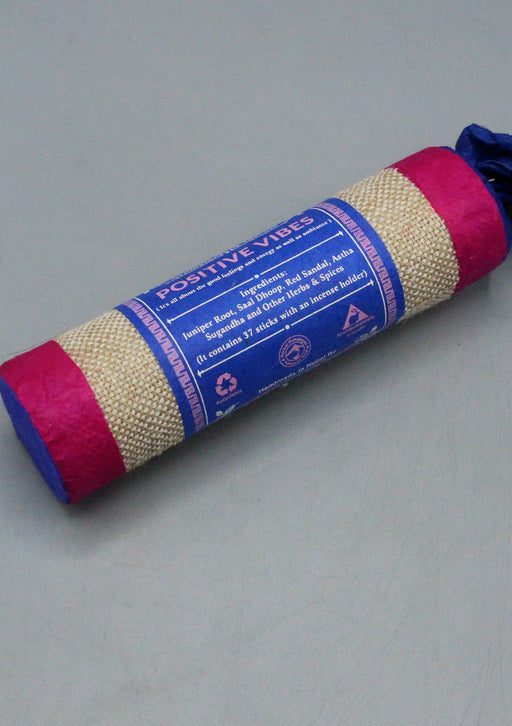 Juniper Root Aromatherapy Tibetan Incense - Positive Vibes - 1