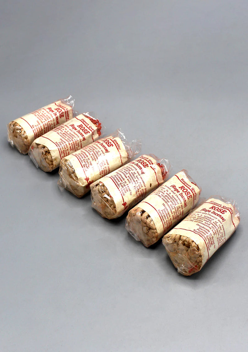 Handmade Nepalese Rose Rope Incense - Set of 6 - 1