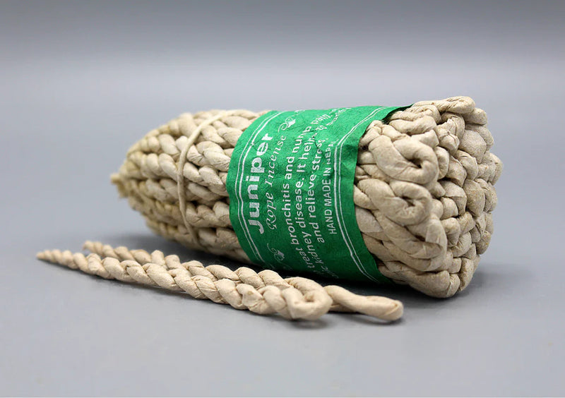 Juniper Rope Incense - Handmade, Natural, and Aromatic - 3