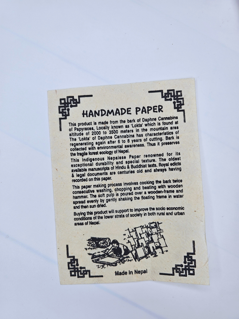 Handmade Multi-Color Lokta Paper Journal
