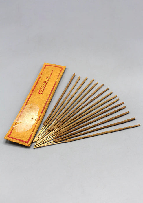 Citronella Flora Incense Sticks - Pure and Natural Fragrance