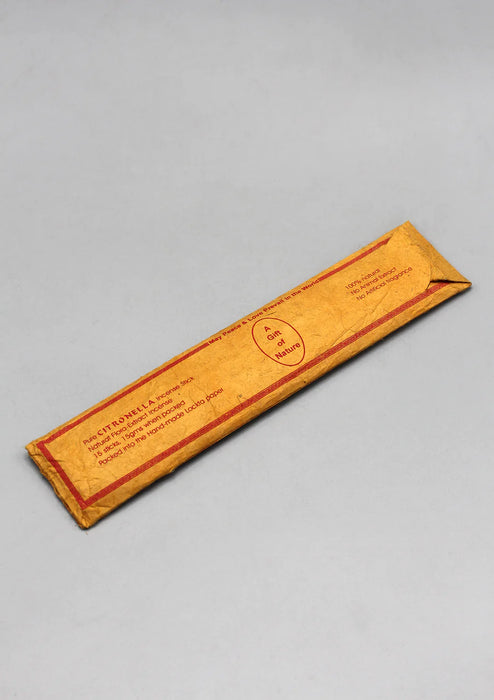 Citronella Flora Incense Sticks - Pure and Natural Fragrance